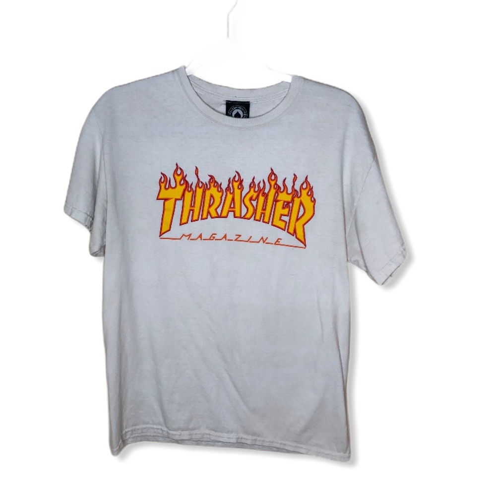 White Thrasher Magazine TShirt Size Medium